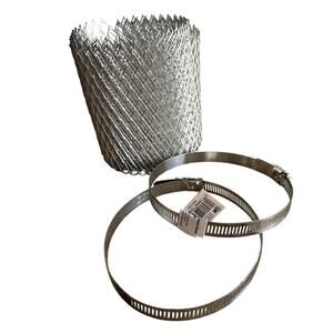 Kraftex Gutter Guard for gutters 2-4 inches wide. NEW with Stainless Steel Clamp